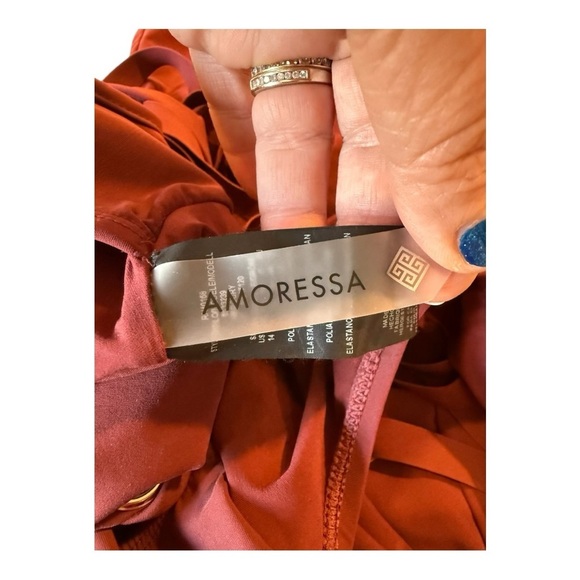 Miraclesuit by Amoressa Lace Up Underwire One Piece Tummy Control Swimsuit 14 - Picture 7 of 16